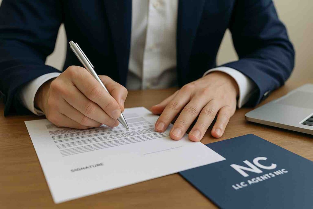 NC LLC Agents Graphics